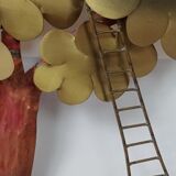 Daniel d'Haeseleer's brass mural sculpture