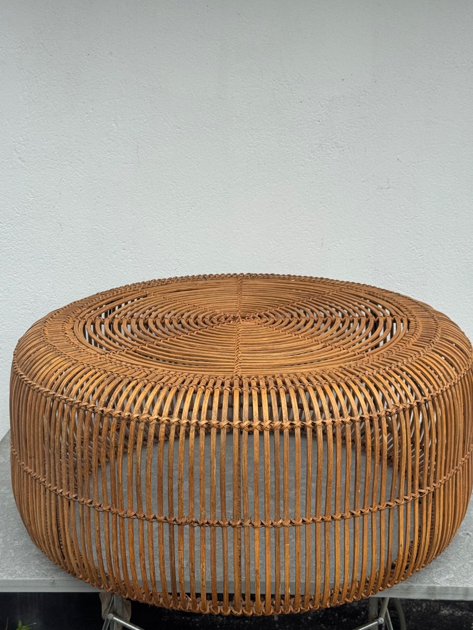 Table basse en bambou