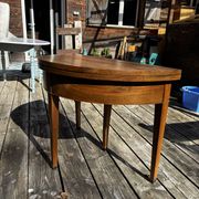 Table demi lune fin art deco années 1930