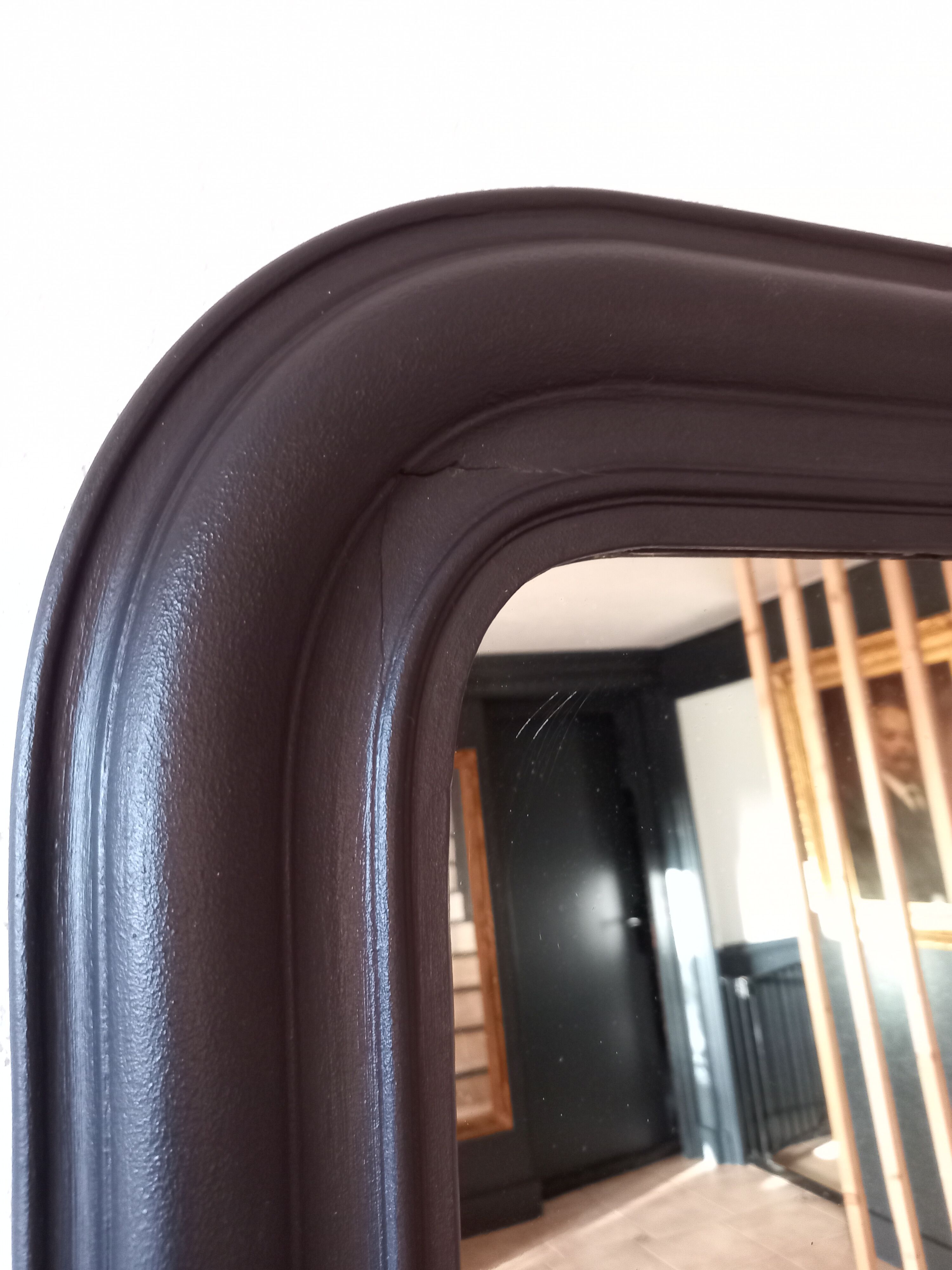 Miroir trumeau noir