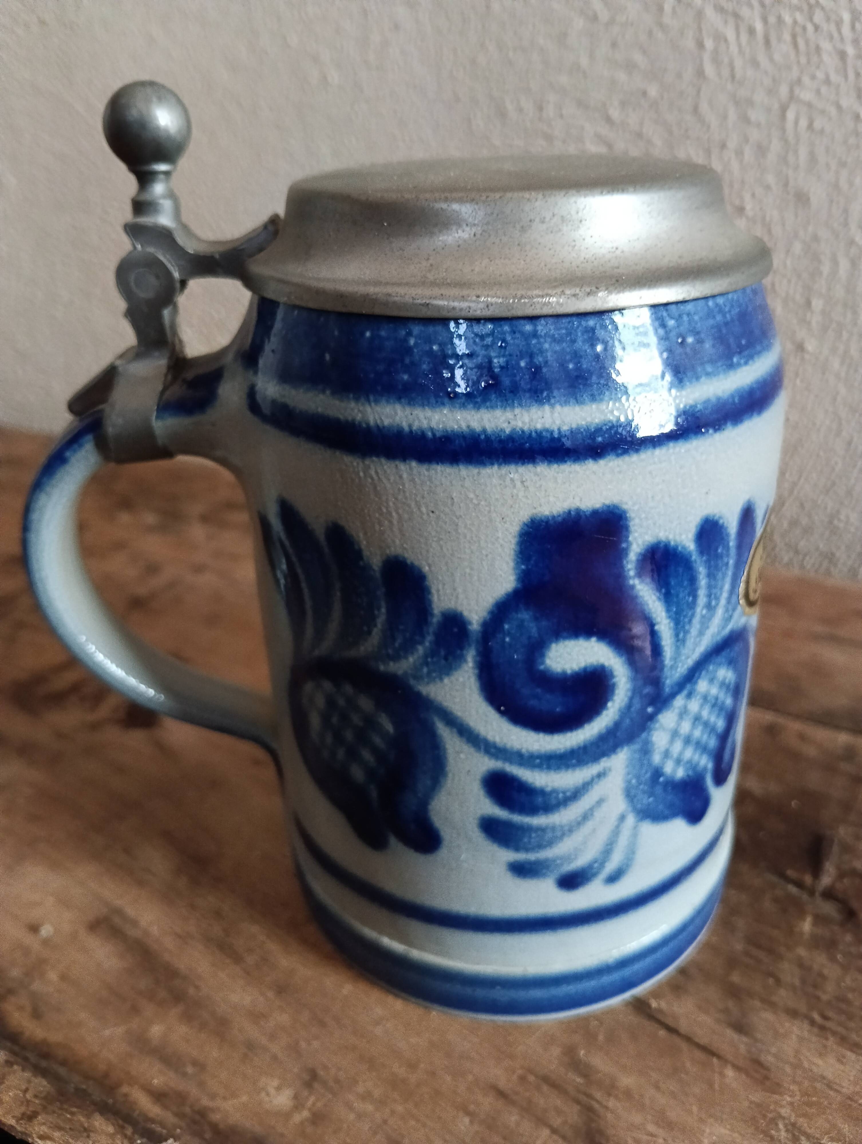 CHOP A GERMAN BEER IN GREEK "KERAMIK HEUKÄUFER" VINTAGE
