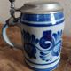 CHOP A GERMAN BEER IN GREEK "KERAMIK HEUKÄUFER" VINTAGE