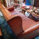 Leather club sofa