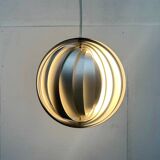 Mid-century modern moon pendant lamp from East Germany by Verner Panton for Erjoka, 1960s.