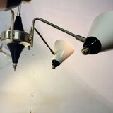 Lampada a sospensione vintage, anni '60
