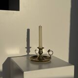 Antique gold hand candlestick H8 D14