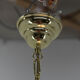 Brass and glass pendant, 2000s