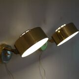 Appliques suedoises en laiton 1970