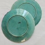 2 old plates in slurry birds Onnaing early twentieth