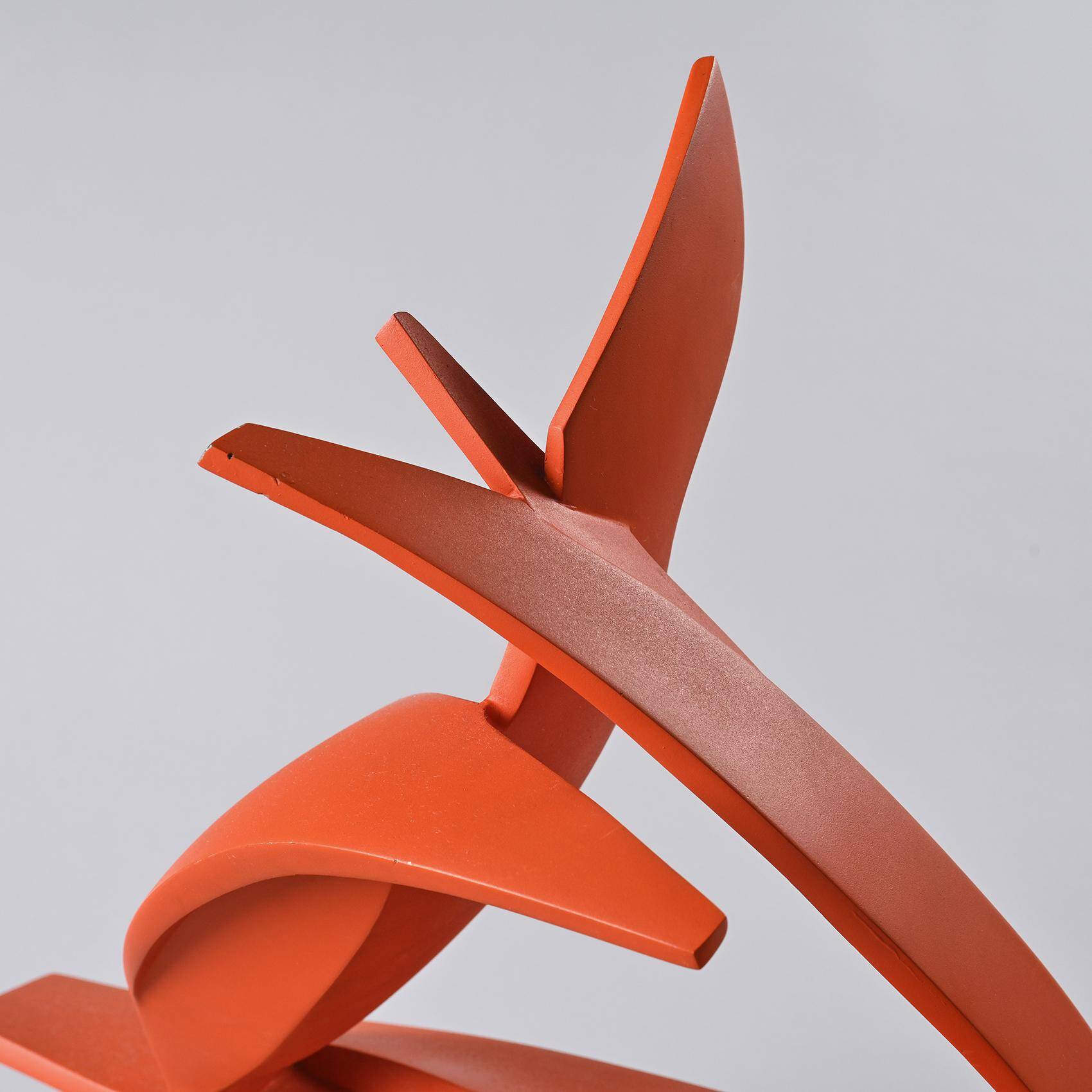 Abstract sculpture by Paolo Schiavocampo, circa 1970