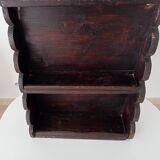 Antique brutalist wall shelf