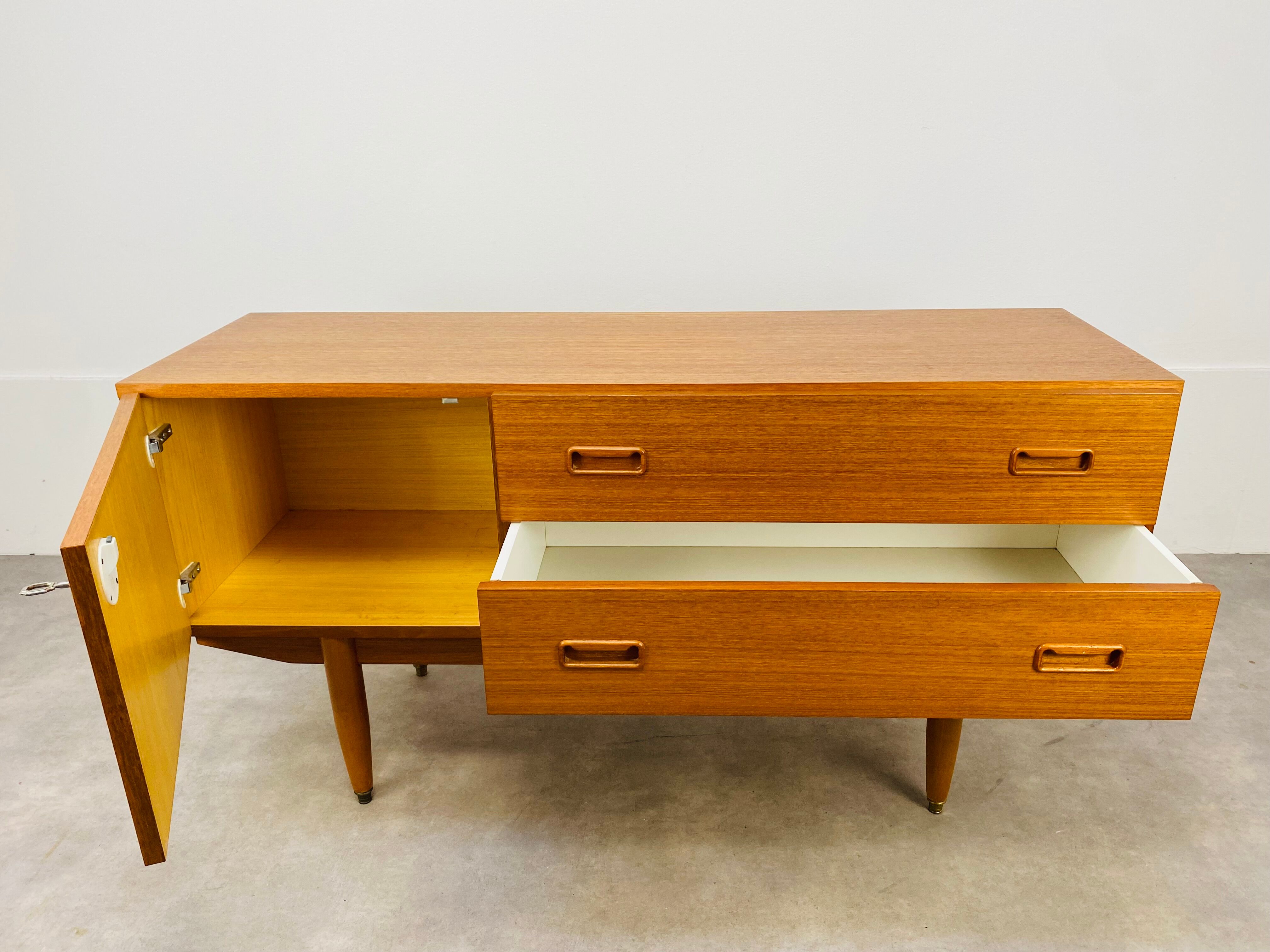 Scandinavian teak 60s sideboard TV stand