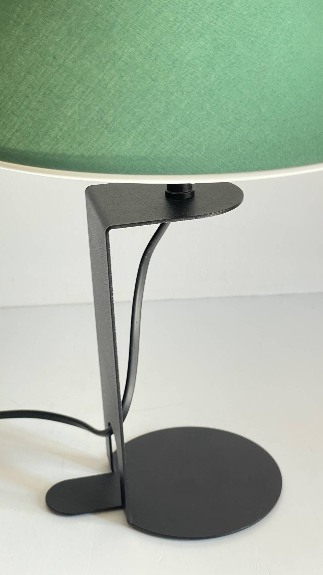 Steel and fabric lamp by madura