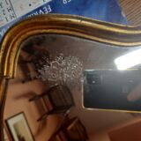 Baroque style mirror, 38x24 cm