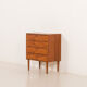 Danish teak chest of drawers, 1970s