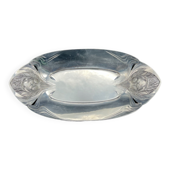 Basket Gallia Christofle in metal silver