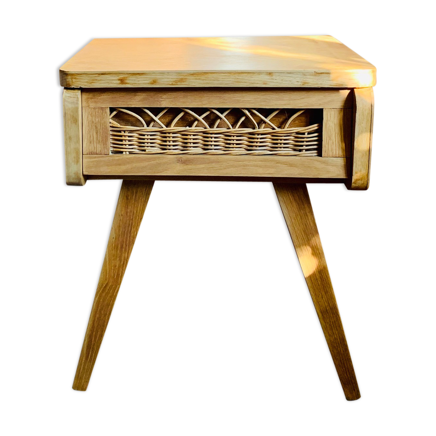 Vintage bedside table