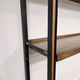 Vintage 1950s Mid-Century Modern Wall Shelving Unit – Hardwood & Alumi