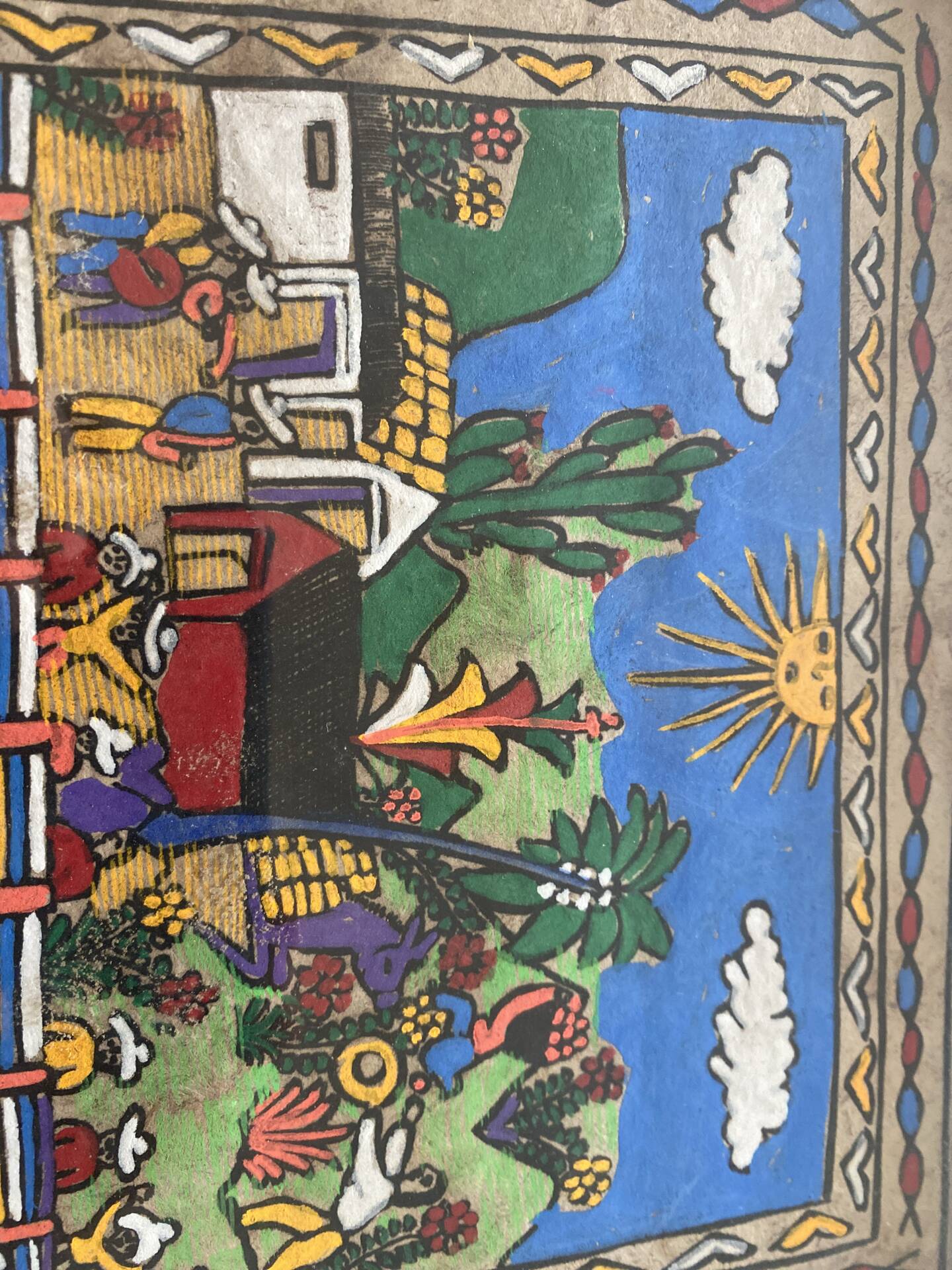 Tableau mexicain naïf