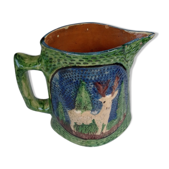 Pitcher slurry decoration deer