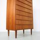 Mid-Century Modern Danish Chest of Eight Drawers, Tallboy in Teak, Denmark, 1960