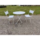 Wrought iron garden furniture