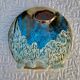 Vase en ceramique a decor abstrait signature a identifier