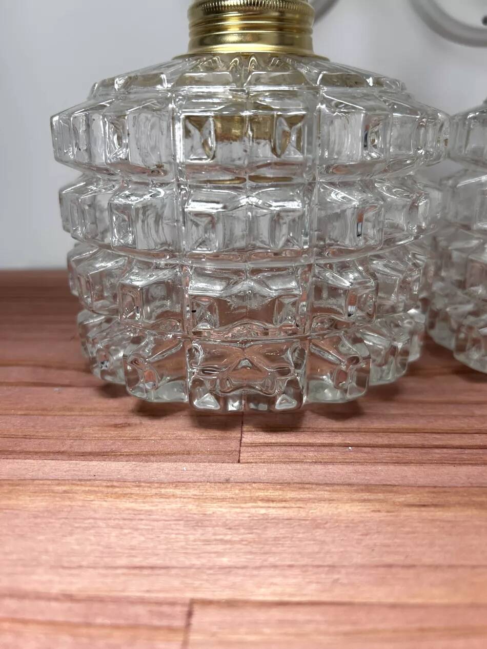 Scandinavian glass wall lights