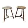 Pair of tripod stools