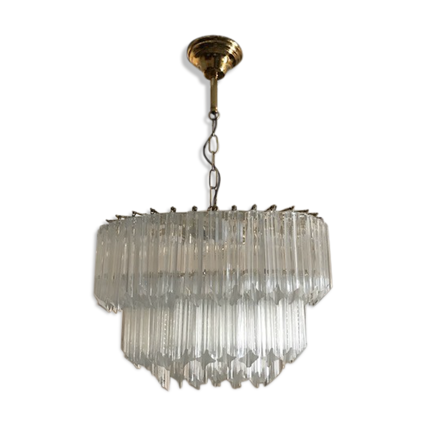 Lustre pampilles Murano