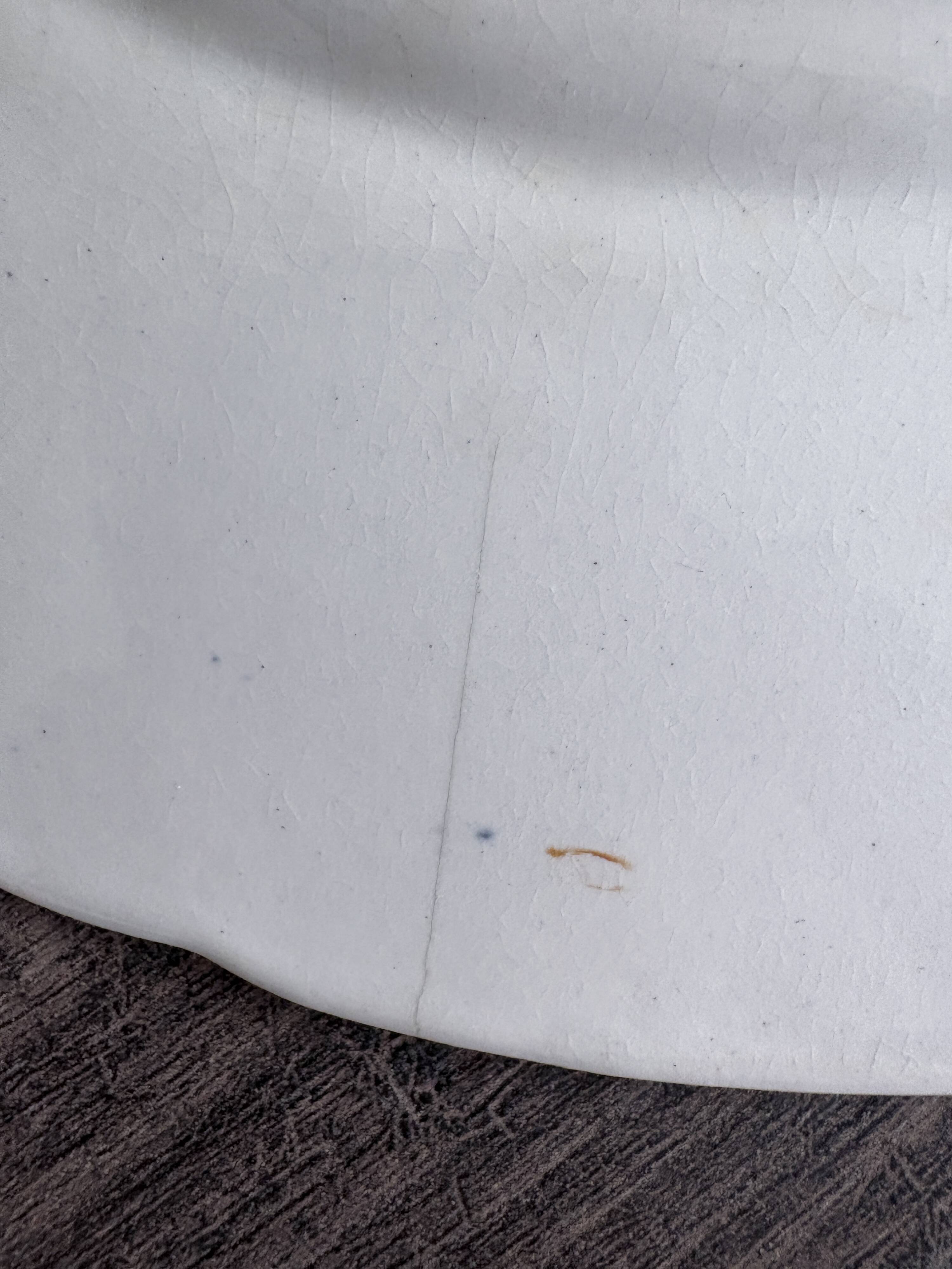 4 antique plates by Franz Anton Mehlem "Anita", antique porcelain