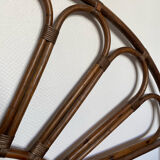 Rattan flower headboard