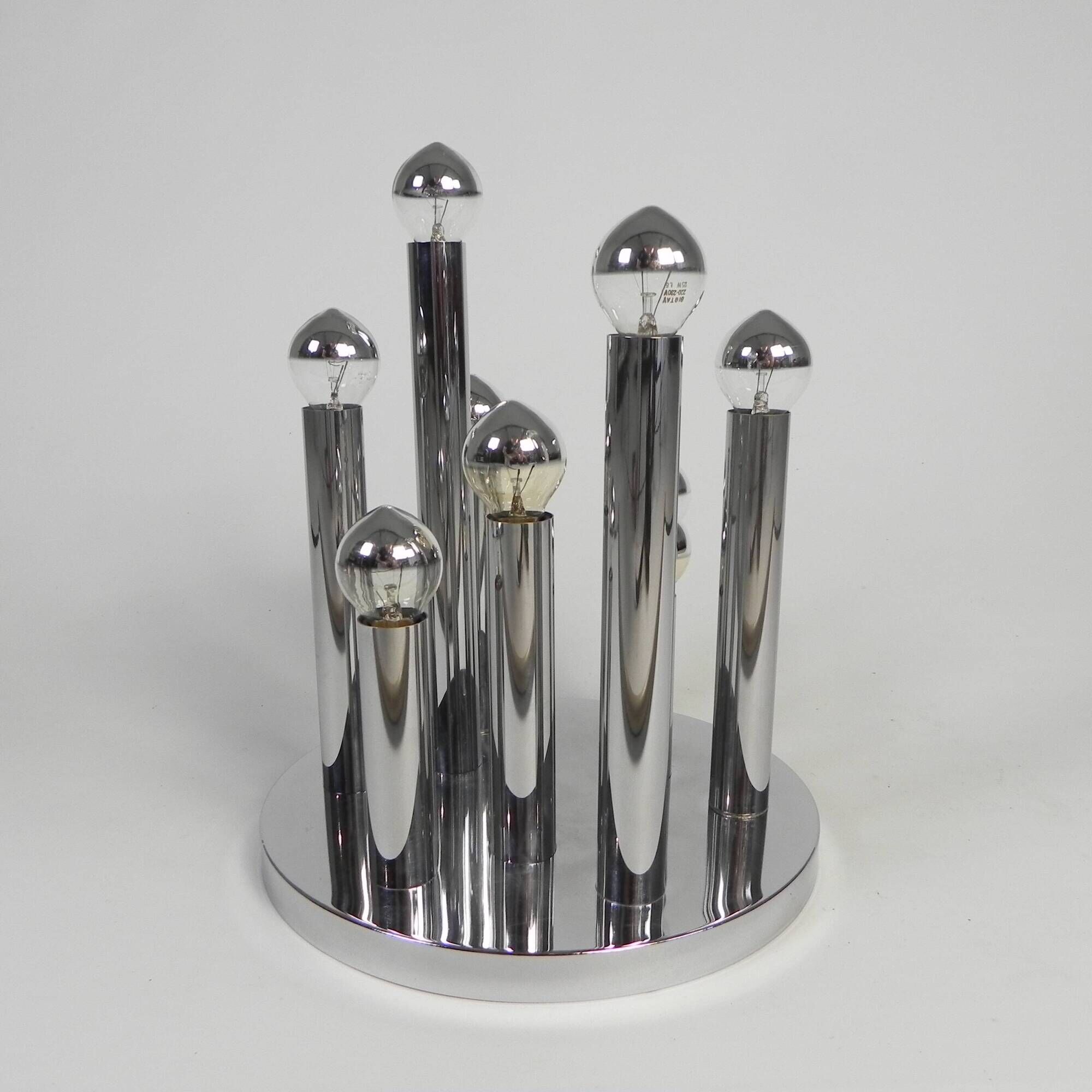 Sciolari 9-light ceiling lamp for Boulanger, 1970s