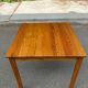 Table à manger scandinave de cuisine carrée en bois massif 75cm