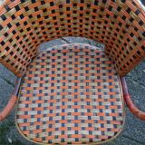 Fischel wicker terrace armchair 1930, N°415/F