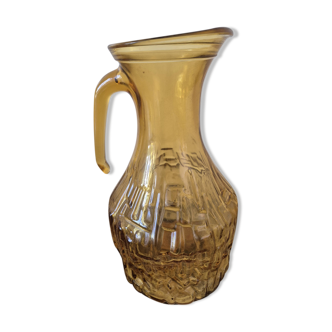 Vintage water set, pitcher and glasses