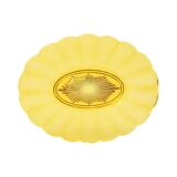 Val Saint Lambert Fruit bowl Amber Luxval Art Deco 1935