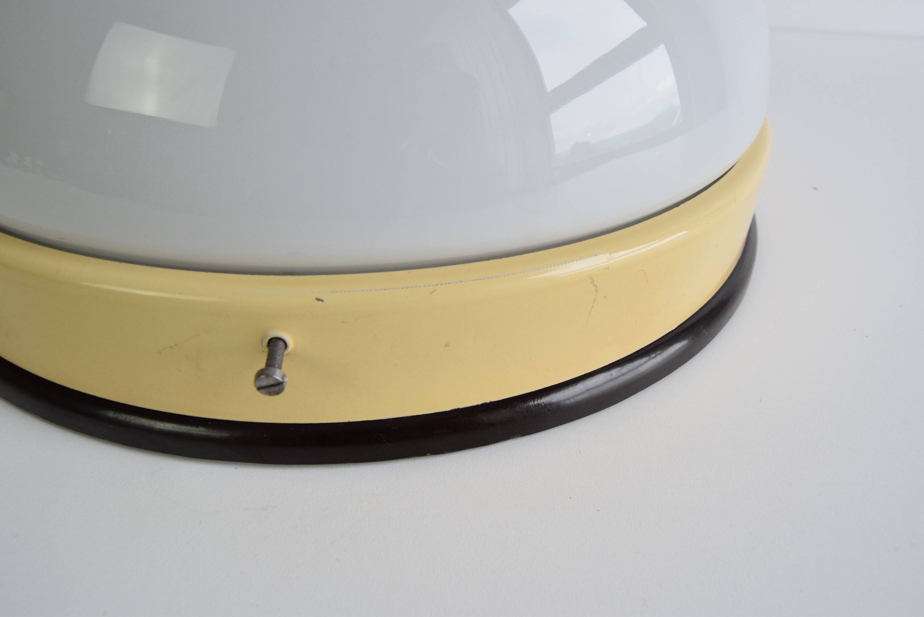 Industrial Bakelite Wall or Ceiling Light, 1950's.