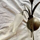 Vintage "tulip" wall light