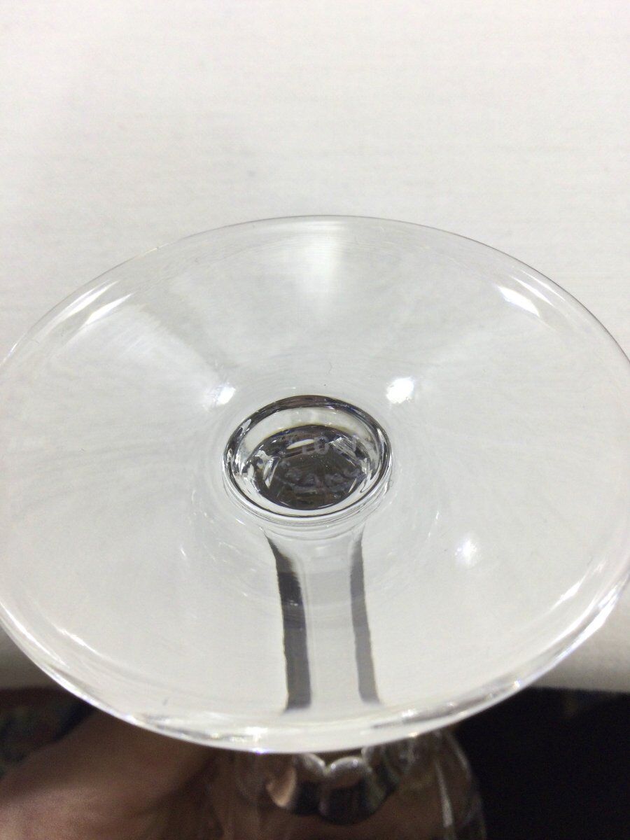 Set of 7 glasses of red wine Saint Louis model Chantilly