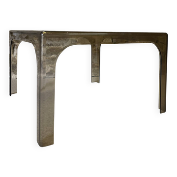 Table basse carré en plastique moulé, 1970