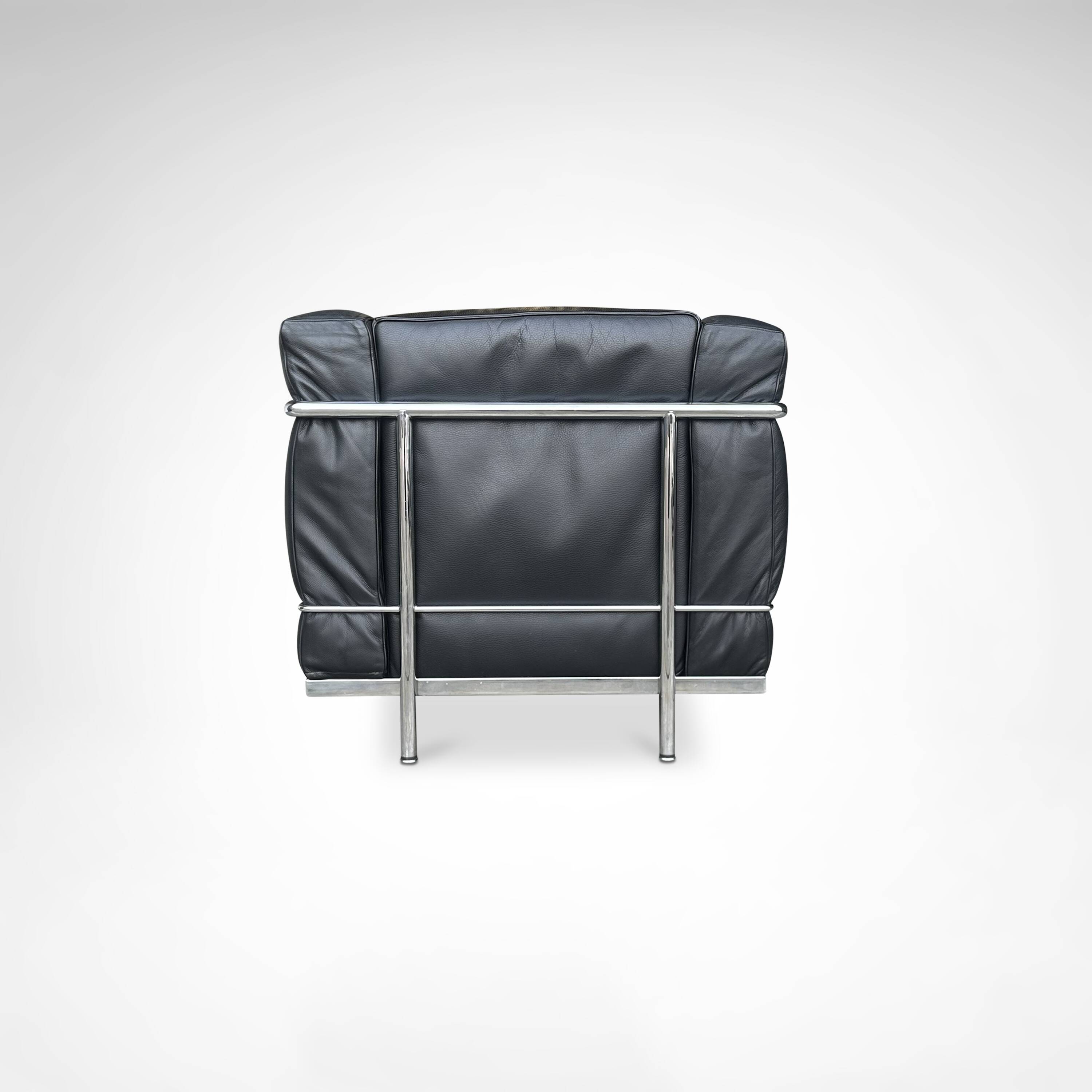 LC2 armchair by Le Corbusier et al. for Cassina 1990s