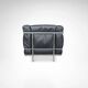 LC2 armchair by Le Corbusier et al. for Cassina 1990s