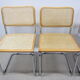 Série de 4 chaises Cesca B32 par Marcel Breuer