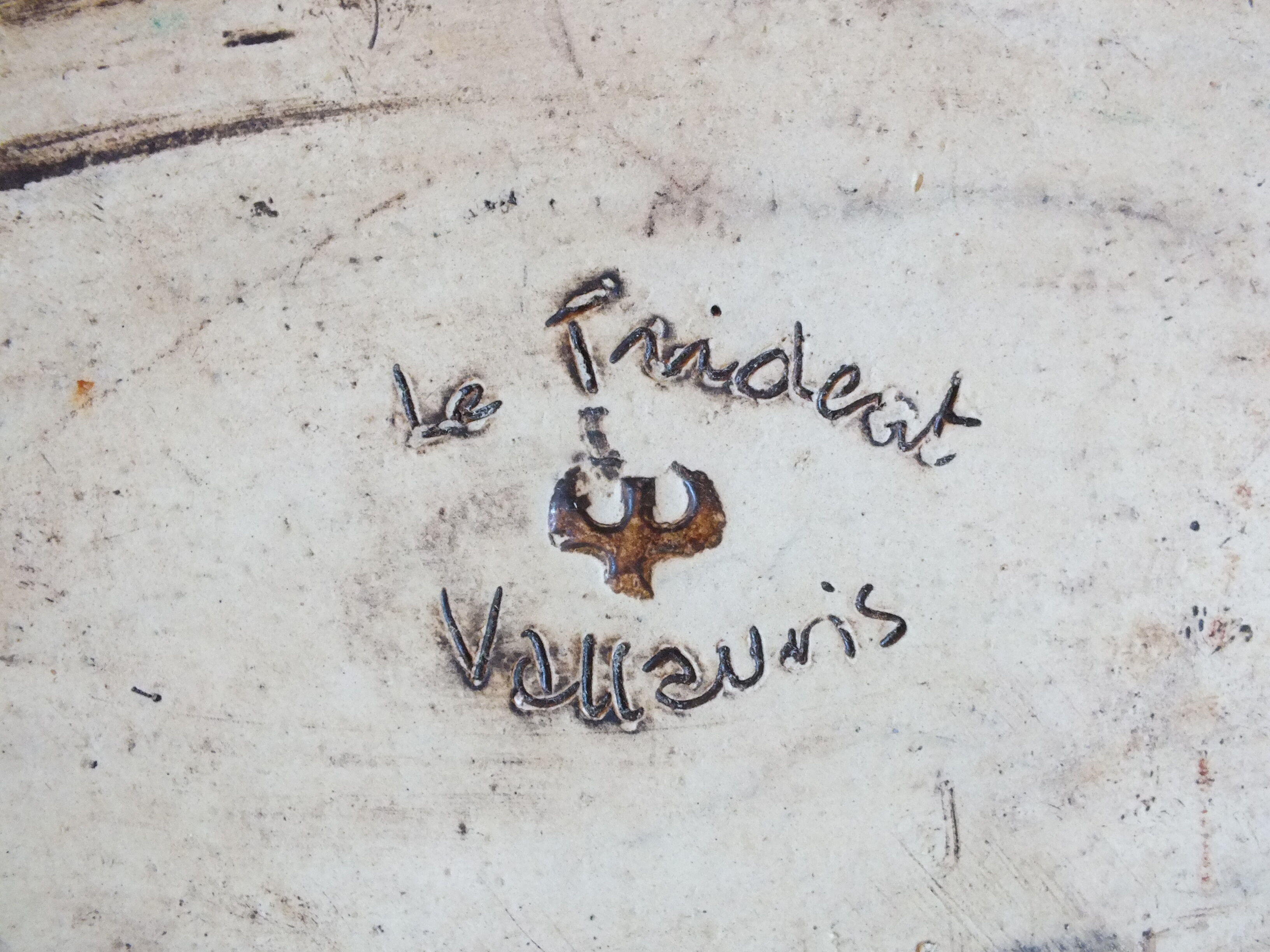 Decorative dish le trident vallauris