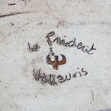 Decorative dish le trident vallauris