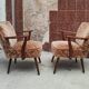 Set de 2 fauteuils de cocktail mid century