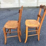 Vintage Bistro Wood Chairs Stamped Luterma