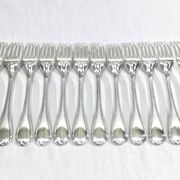 Christofle - Ménagère 61 pièces Rubans Croisés Métal Argenté