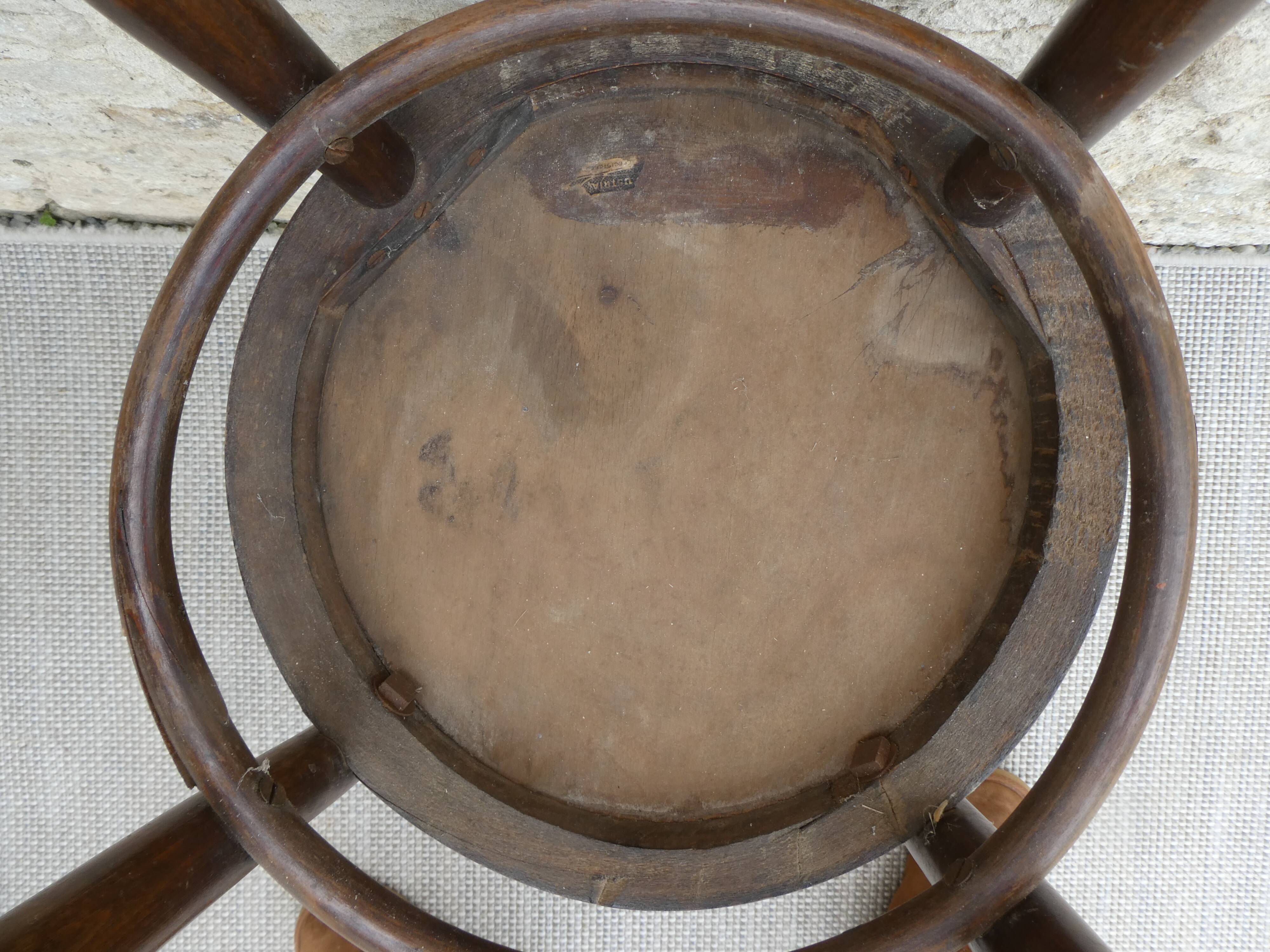 Chaise de bistrot Mundus Vienne Austria, vers 1900